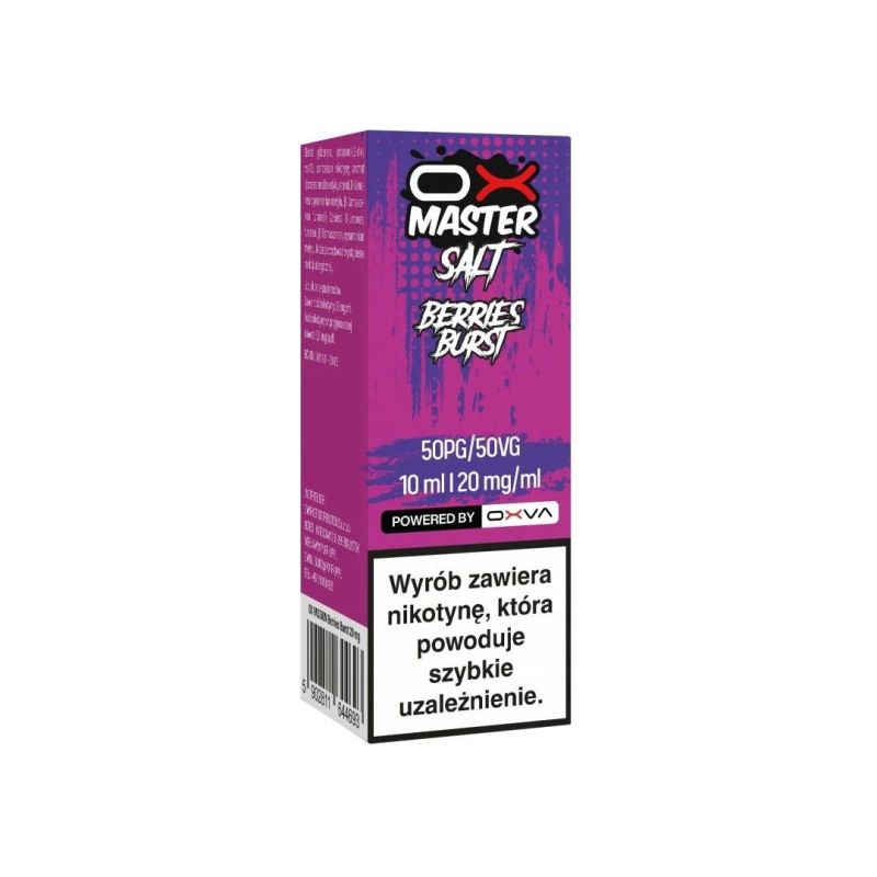 Liquid OXVA OX Master Salt - Berries Burst 20m | BigVapoteur