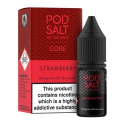 Pod Salt Core 20mg 10ml - Strawberry | BigVapoteur