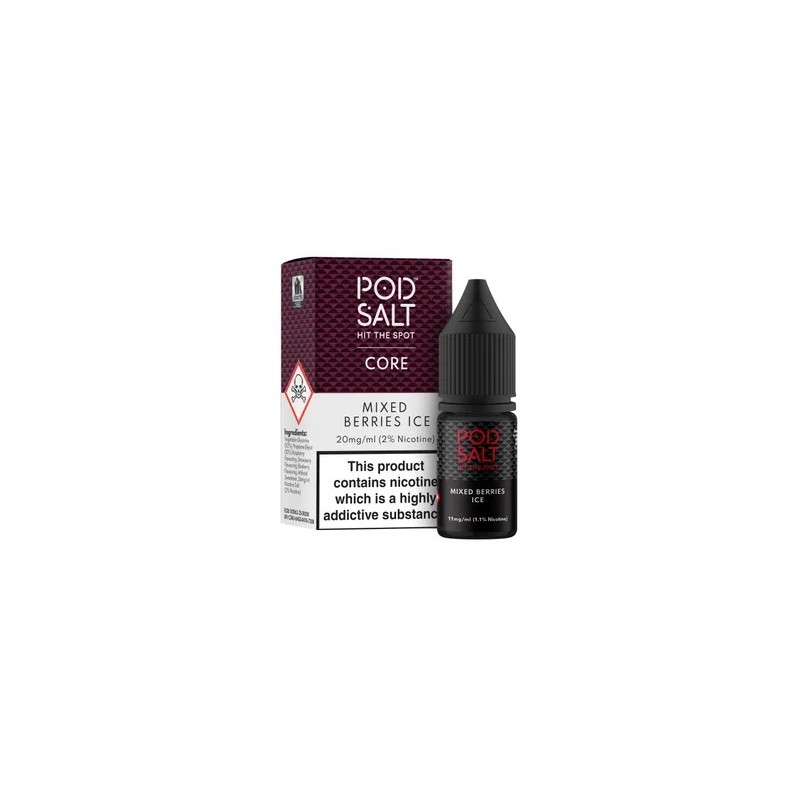 Pod Salt Core 20mg 10ml - Mixed Berries Ice | BigVapoteur