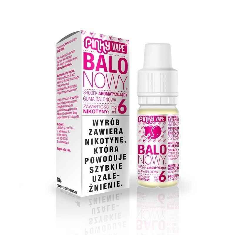 Liquid Pinky Vape - Balonowy 3mg 10ml | BigVapoteur