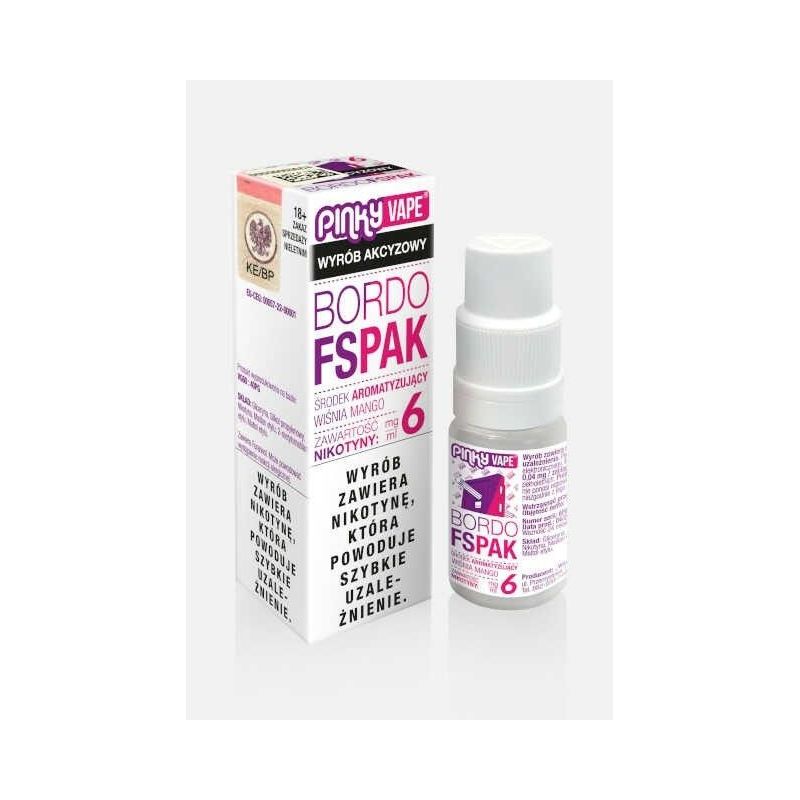 E-liquid Pinky Vape - Bordo Fspak 6mg 10ml (A25) | BigVapoteur