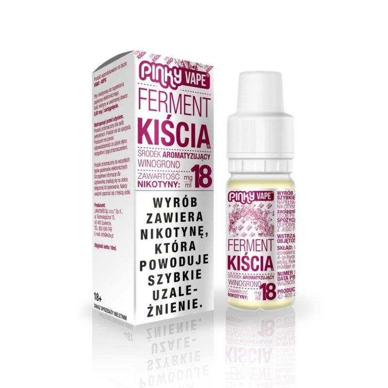 Liquid Pinky Vape - Ferment Kiścia 18mg 10ml ( | BigVapoteur