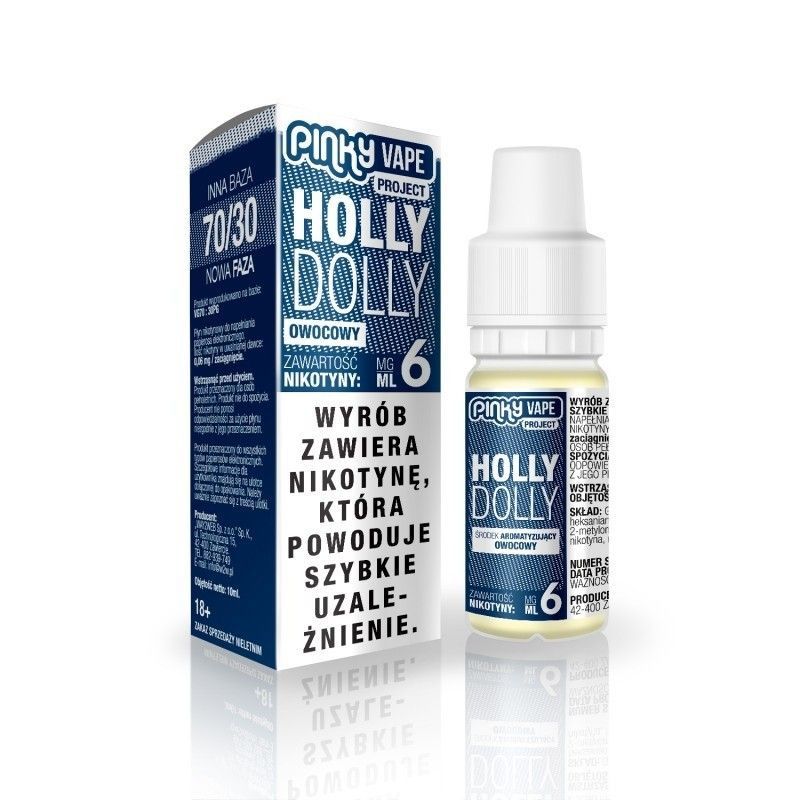 Liquid Pinky Vape - Holly Dolly 18mg 10ml (A25 | BigVapoteur