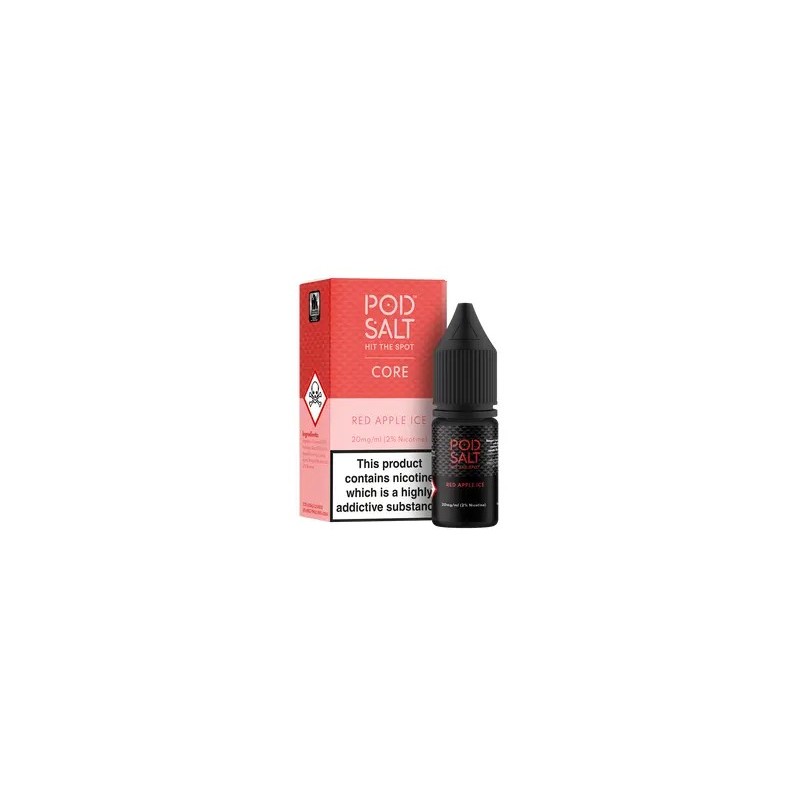 E-liquide Pod Salt Core 20mg 10ml - Pomme Rouge Glacée | BigVapoteur