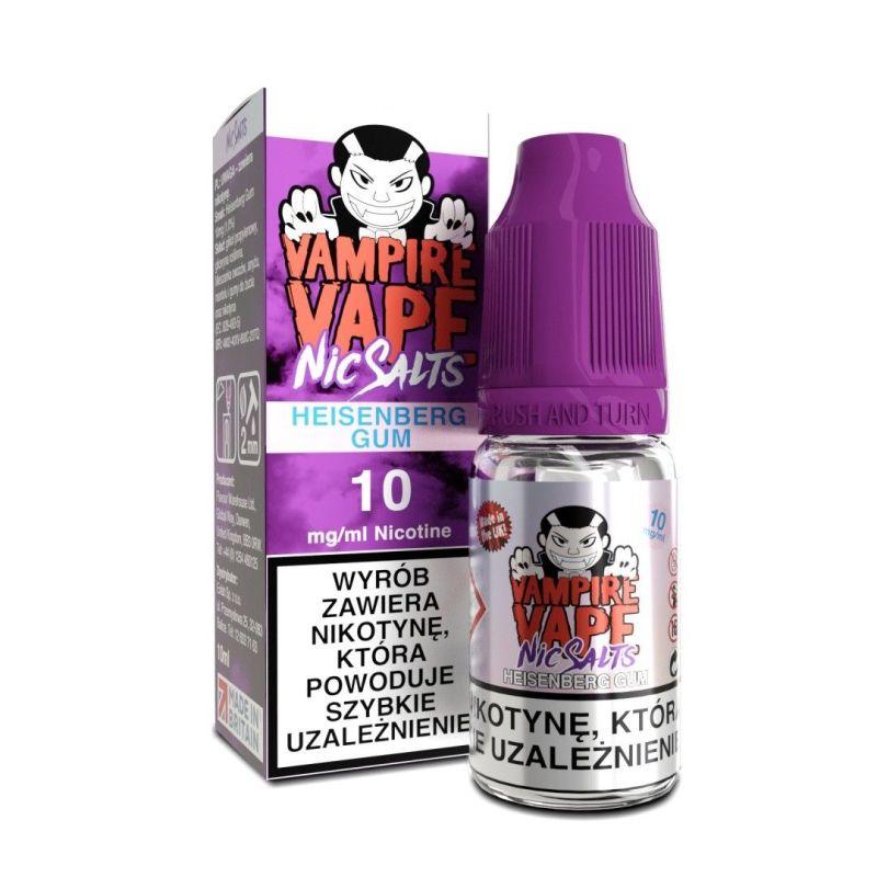 Liquid Vampire Vape Salt 10 ml 10mg - Heisenbe | BigVapoteur