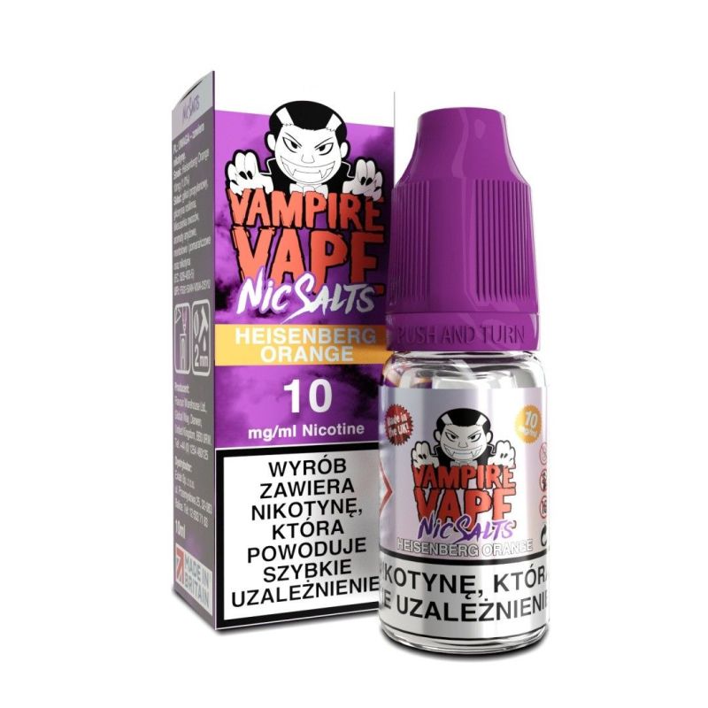 Liquid Vampire Vape Salt 10 ml 10mg - Heisenbe | BigVapoteur