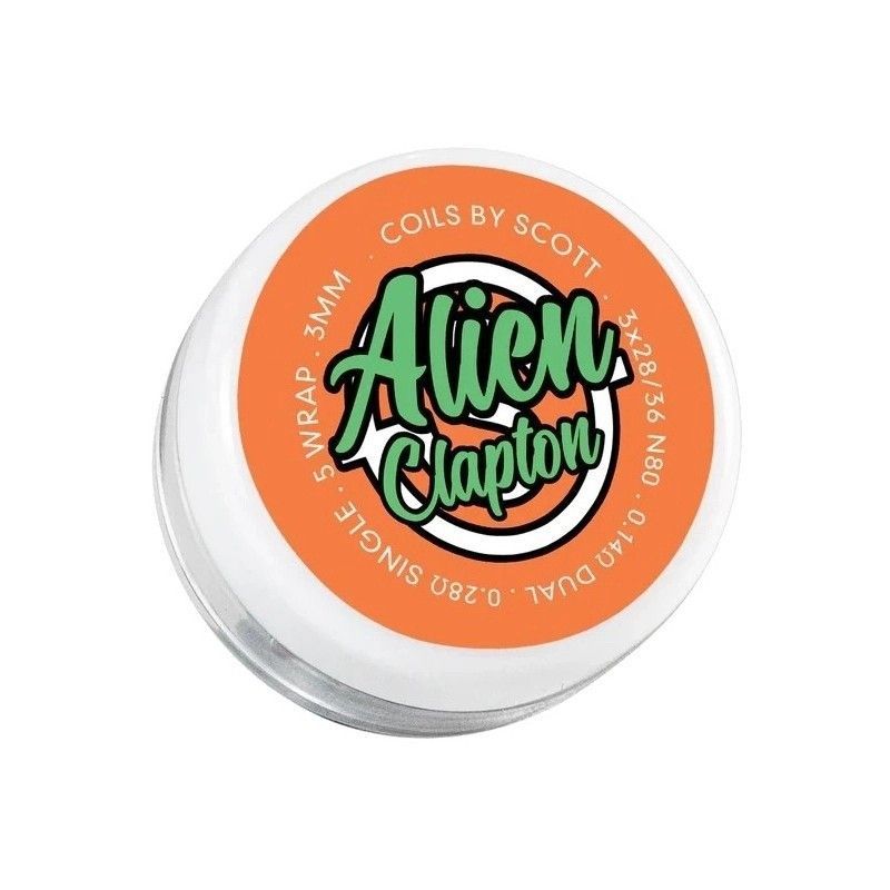 Coils by Scott Alien Clapton 0,14 ohm NI80 | BigVapoteur