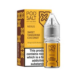 E-liquide Pod Salt NEXUS 20mg 10ml - Sweet Tangerine Coconut | BigVapoteur