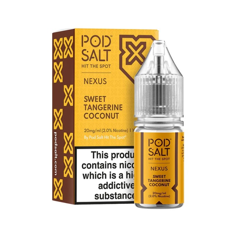 Pod Salt NEXUS 20mg 10ml - Sweet Tangerine Coconut | BigVapoteur
