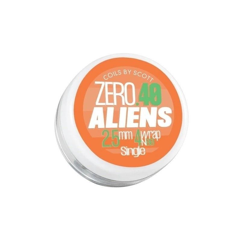 Coils by Scott Zero.40 Aliens RDL 0,4 OHM NI80 | BigVapoteur