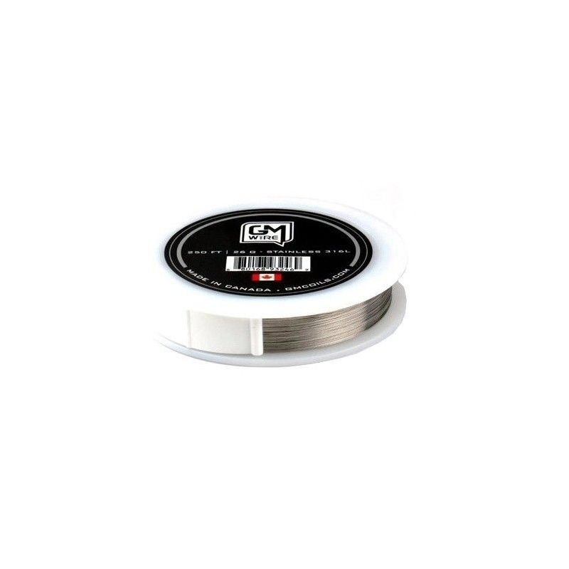 Fil résistif SS316L 26G (~76m) - GM Coils | BigVapoteur
