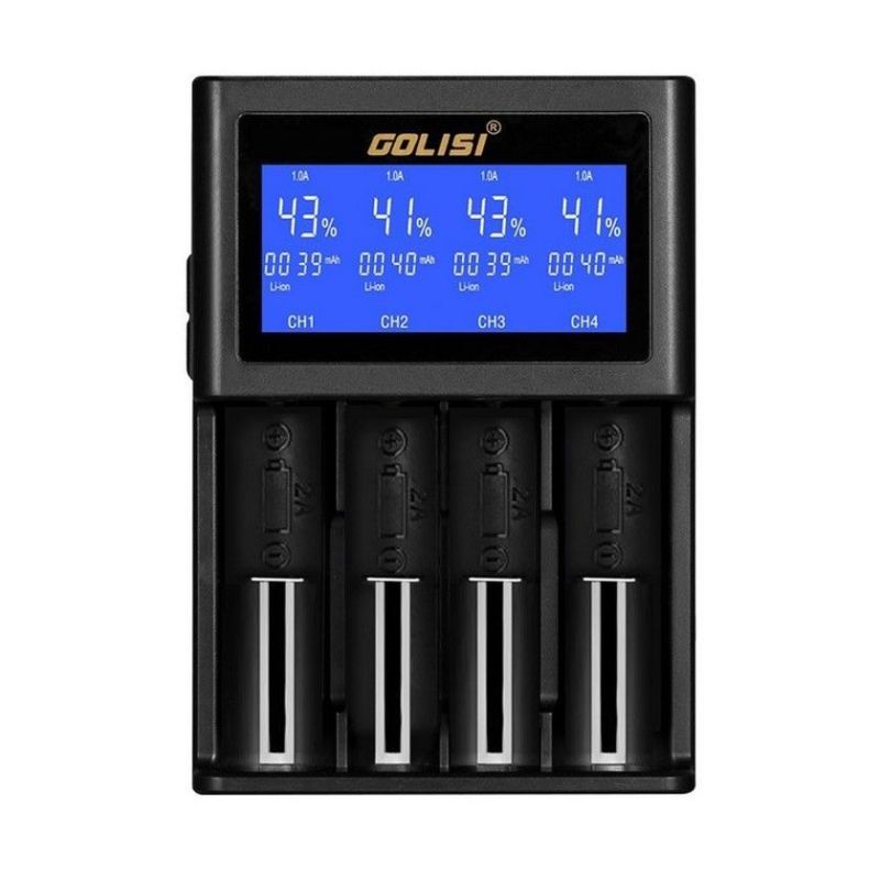Golisi S4 2.0A Smart Charger with LCD Screen | BigVapoteur
