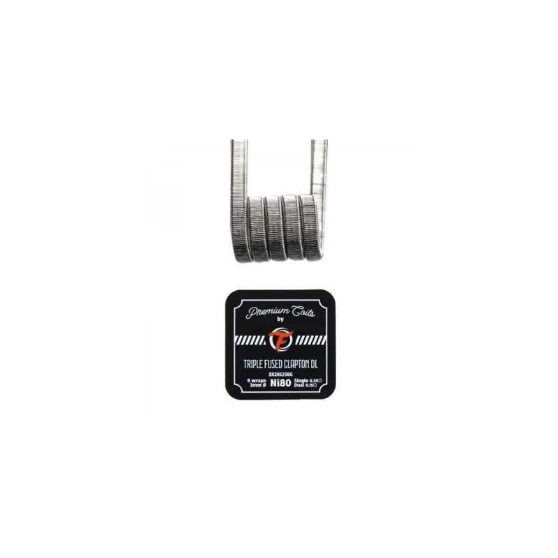 Coil Fumytech Triple Fused Clapton DL 0.3 Ni80 (10 pcs) | BigVapoteur