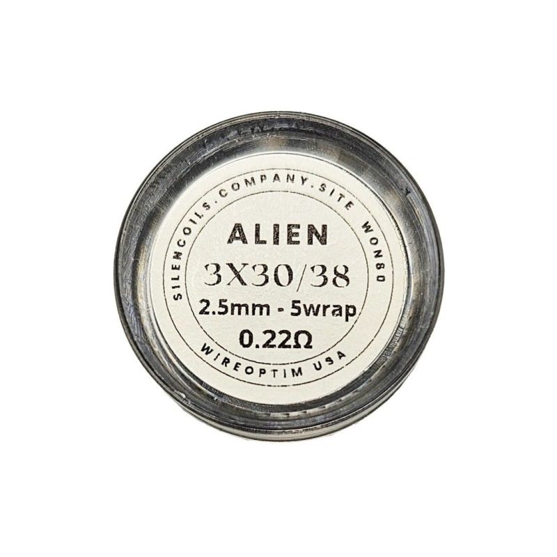 Grzałki SilenCoils Alien - 3x30/38 2.5mm 5w 0. | BigVapoteur
