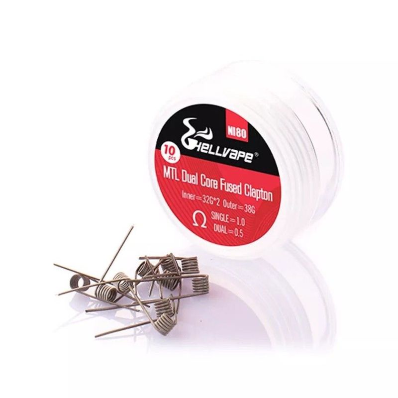 Hellvape - Ni80 MTL Dual Core Fused Claptons C | BigVapoteur