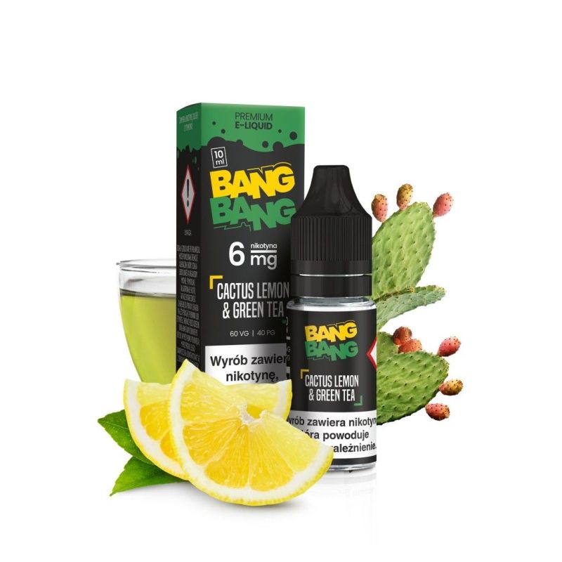 Liquid BANG BANG 10ml - Cactus Lemon & Green T | BigVapoteur