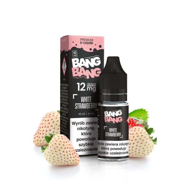 Liquid BANG BANG 10ml - White Strawberry 12mg | BigVapoteur