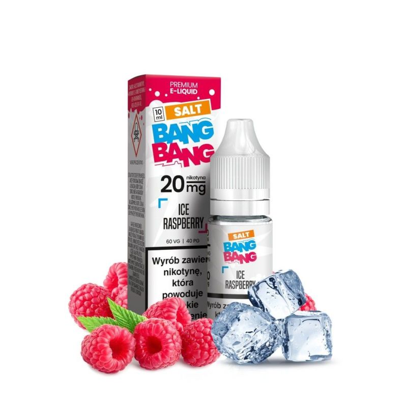 E-liquide Bang Bang Salt 20mg 10ml - Ice Raspberry (A25) | BigVapoteur