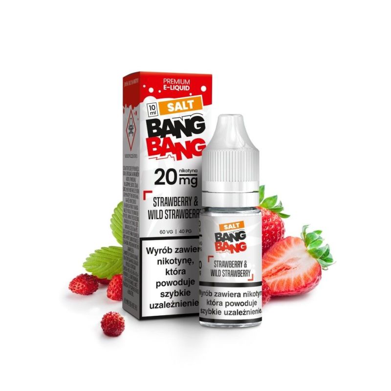 Liquid Bang Bang Salt 20mg 10ml - Strawberry & | BigVapoteur