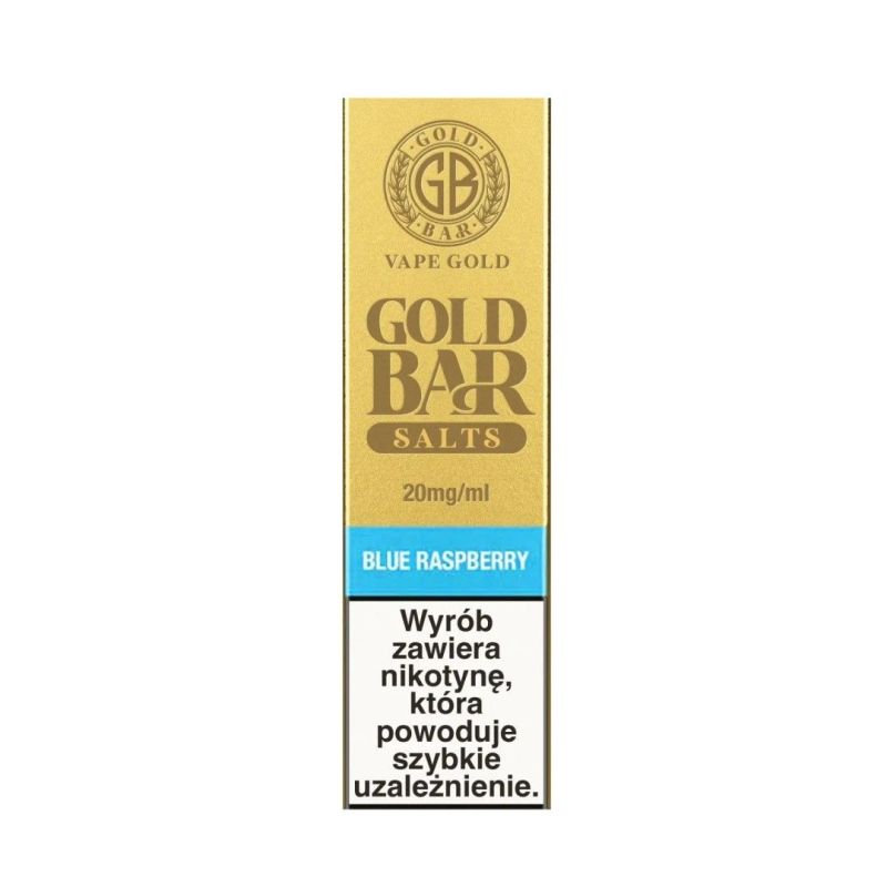 Liquid Gold Bar Salts - Blue Raspberry 20mg | BigVapoteur