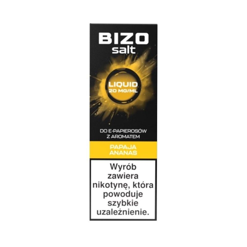 Liquid Bizo Salt 10ml - Papaja Ananas 20mg (A2 | BigVapoteur
