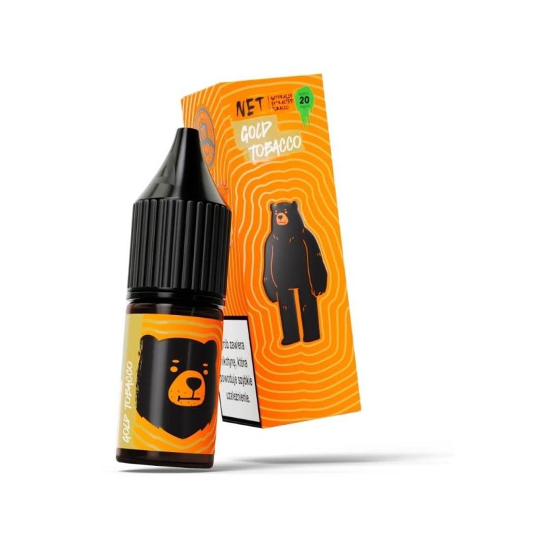 Liquid Go Bears Net Salt 10ml - Gold Tobacco 2 | BigVapoteur
