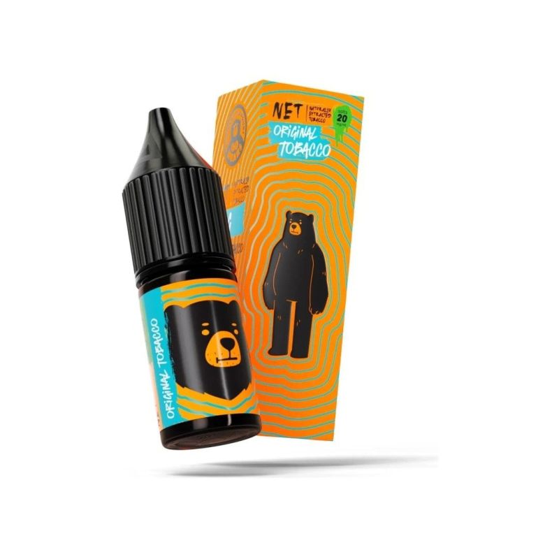 Liquid Go Bears Net Salt 10ml - Original Tobac | BigVapoteur