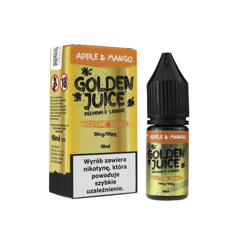 Liquid Golden Juice 10ml - Apple & Mango 6mg | BigVapoteur