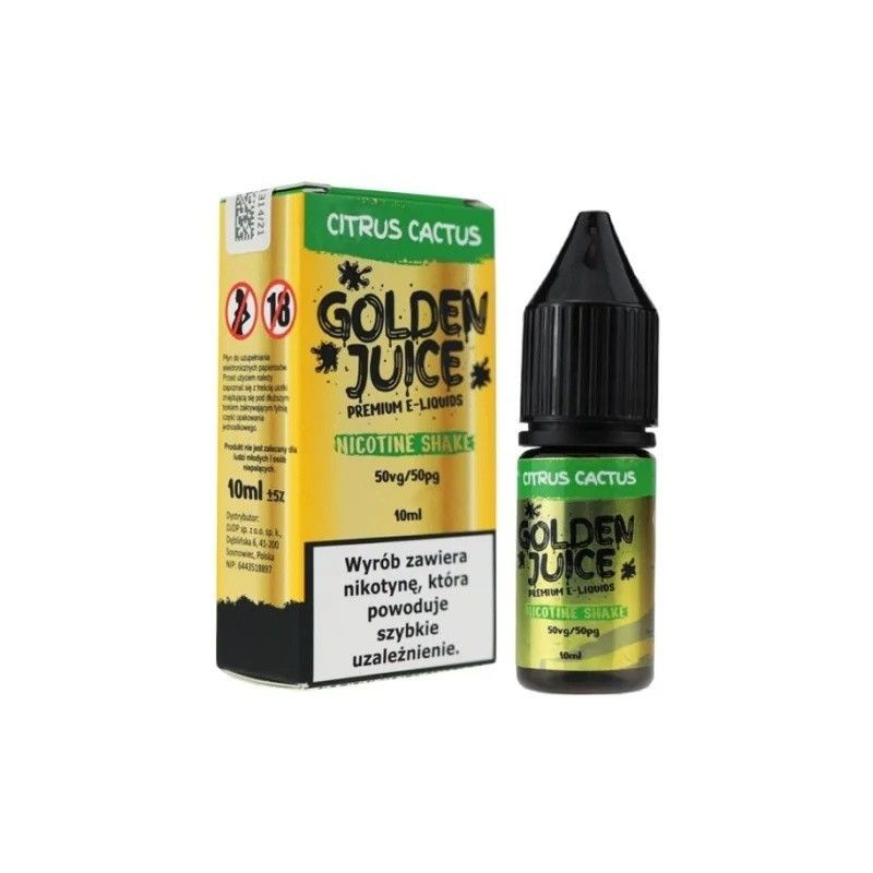 E-liquide Golden Juice 10ml - Citrus Cactus 6mg | BigVapoteur