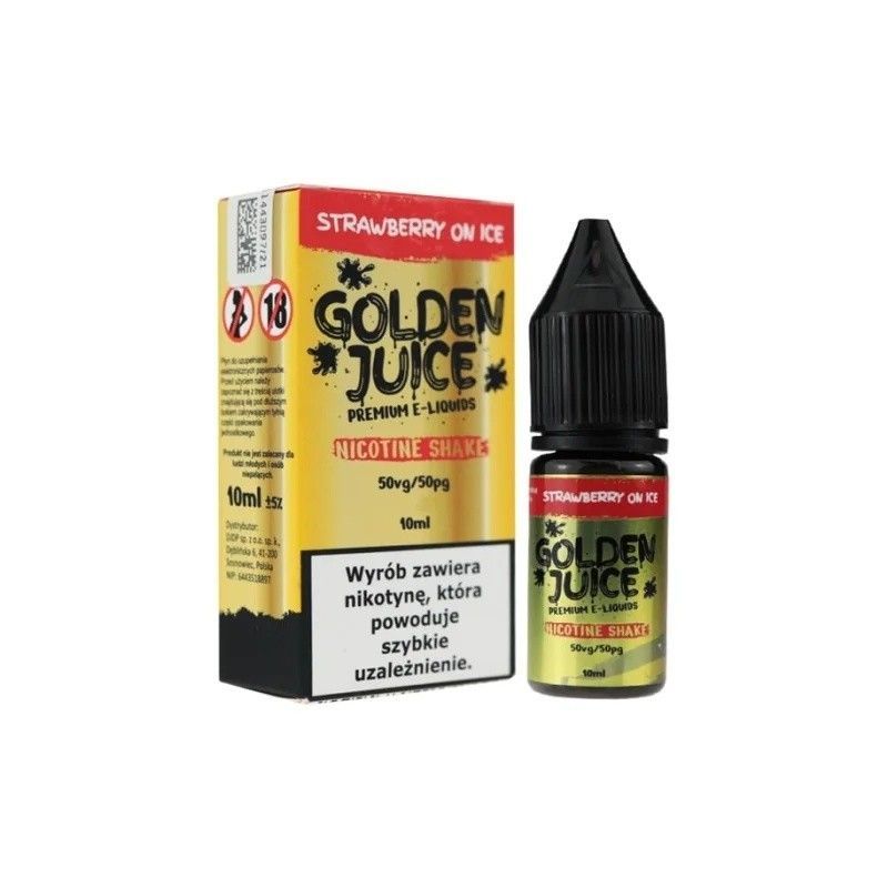 Liquid Golden Juice 10ml - Strawberry on Ice 1 | BigVapoteur