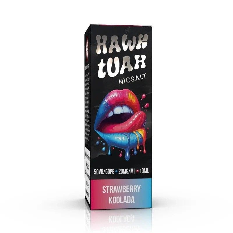 Liquid HAWK TUAH Salt 10ml - Strawberry Koolad | BigVapoteur