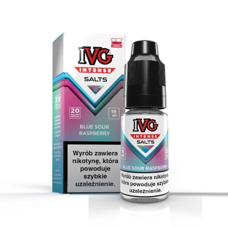 E-liquid IVG Intense Salt 10ml - Blue Sour Raspberry 20mg (A25) | BigVapoteur