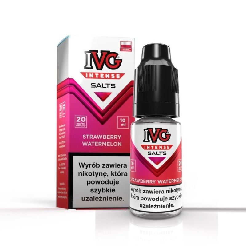 Liquid IVG Intense Salt 10ml - Strawberry Wate | BigVapoteur