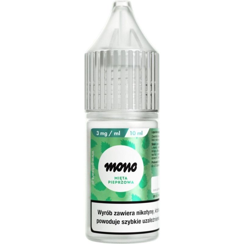Liquid MONO nicotine - Mięta Pieprzowa 3mg | BigVapoteur
