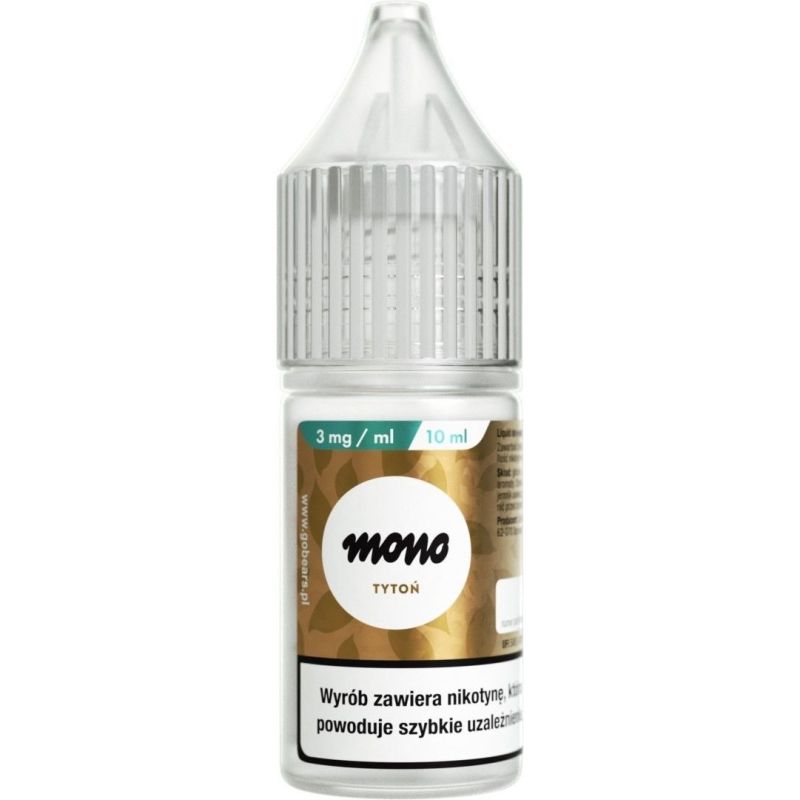 Liquid MONO nicotine - Tytoń 3mg | BigVapoteur