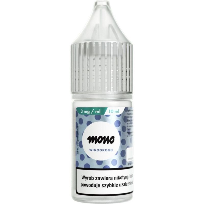 Liquid MONO nicotine - Winogrono 3mg | BigVapoteur