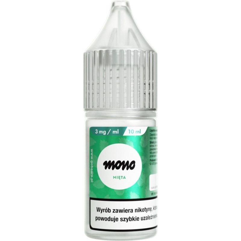 Liquid MONO nicotine - Mięta - 3mg 59077415612 | BigVapoteur