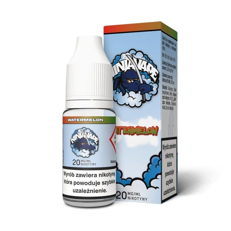 Liquid Ninja Vape 10ml - Watermelon 20mg (A25) | BigVapoteur