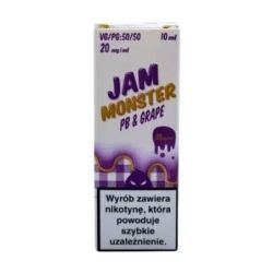 E-liquid Salt MVL - Jam Monster 10 ml 20mg - PB & Grape | BigVapoteur