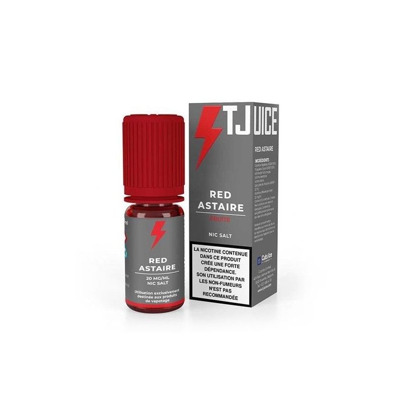 Liquid T-Juice 10mg 10ml Red Astaire Salt | BigVapoteur