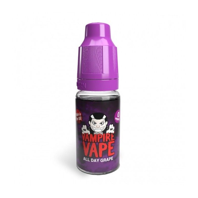 Liquid Vampire Vape 10ml - All Day Grape 6mg | BigVapoteur