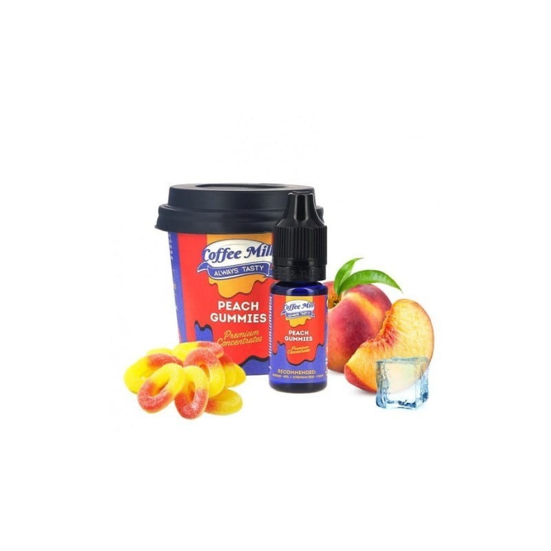 Coffee Mill - Peach Gummies 10ml | BigVapoteur