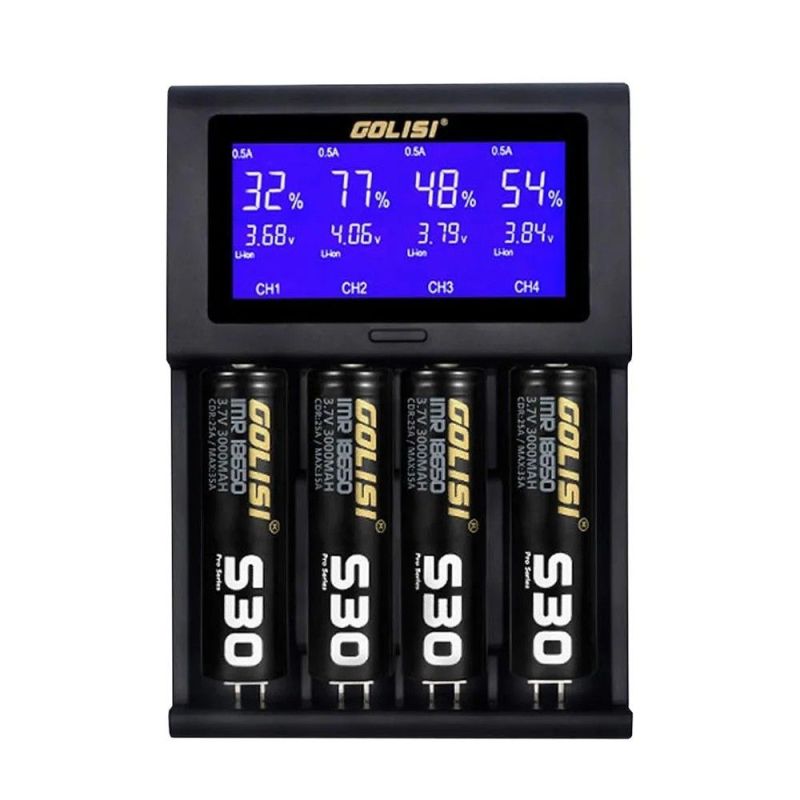 Ładowarka - Golisi I4 Charger with LCD Screen | BigVapoteur