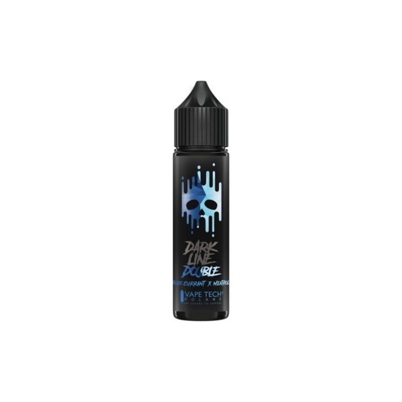 Longfill Dark Line Double - Czarna Porzeczka Mentol 8/60ml | Bigvapoteur
