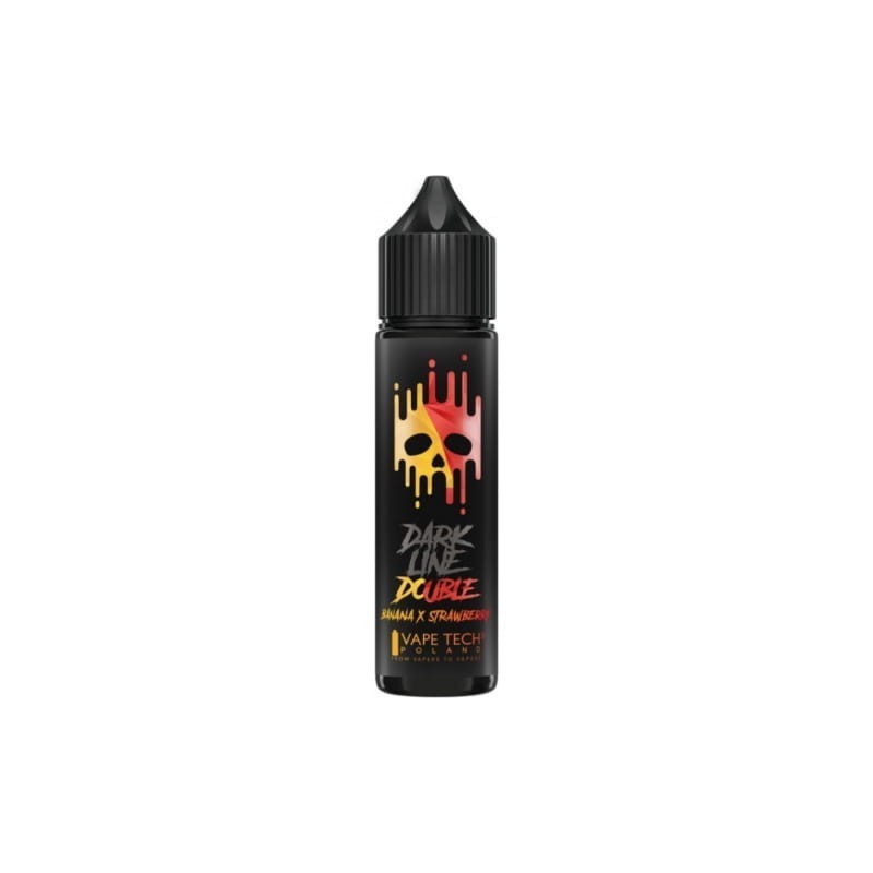 Longfill Dark Line Double - Banan Truskawka 8/60ml | Bigvapoteur