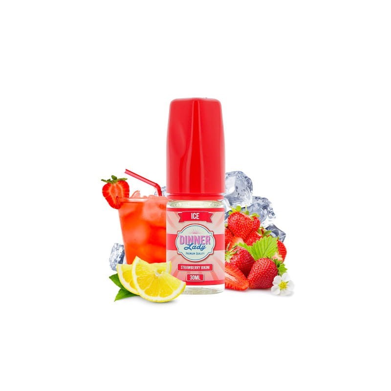 Arôme Dinner Lady - Strawberry Bikini Ice 30ml | BigVapoteur