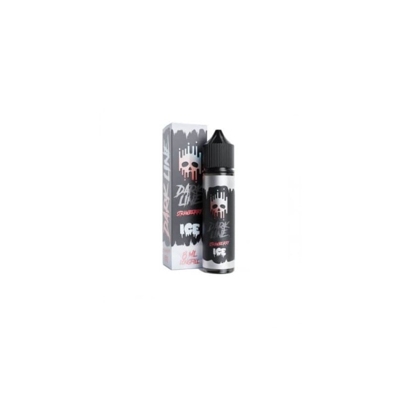 Longfill Dark Line Ice - Fraise 8/60ml | Bigvapoteur