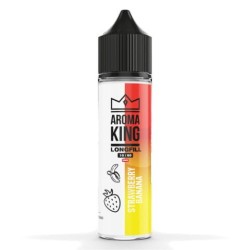 Longfill Aroma King - Fraise Banane 10/60ml | BigVapoteur