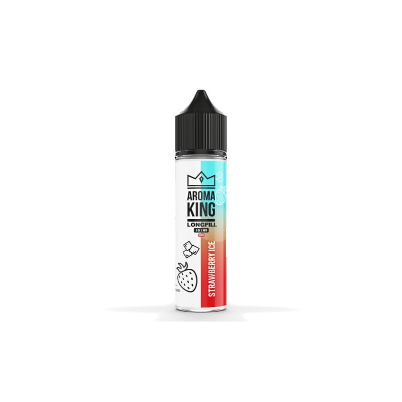 Longfill Aroma King - Strawberry Ice 10/60ml | BigVapoteur
