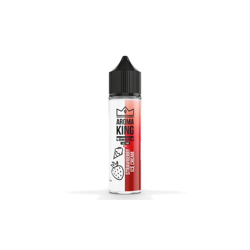 Longfill Aroma King - Strawberry Ice Cream 10/60ml | BigVapoteur